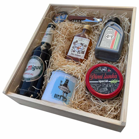 Dárková dřevěná bedna - Pro tatínka - velká ~ 2