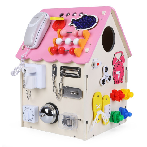 2Kids Toys Activity board Domeček růžový ~ 2