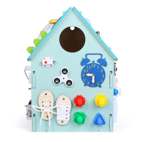 2Kids Toys Activity board Domeček modrý ~ 6