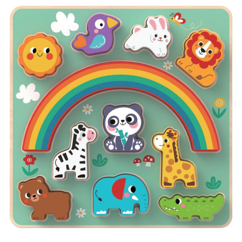 2Kids Toys Balanční puzzle se zvířátky 2 v 1 ~ 1