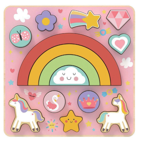2Kids Toys Balanční puzzle Unicorn 2 v 1 ~ 1
