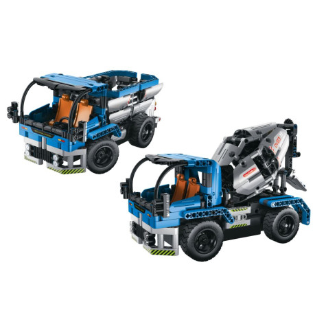 iM.Master Stavebnice Nákladní auto a domíchávač 2v1 RC 26 cm ~ 2