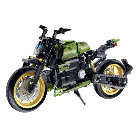 iM.Master Stavebnice Motorka zelená 572 dílků ~ 2