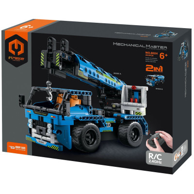 iM.Master Stavebnice Nákladní auto RC 2v1 modrý 401 dílků