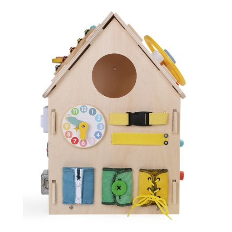 2Kids Toys Activity board Domeček přírodní ~ 5