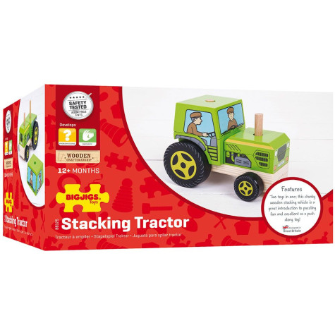 Bigjigs Baby Nasazování traktor ~ 3