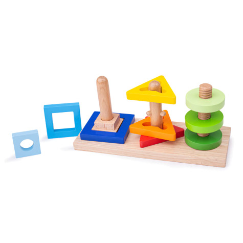 Bigjigs Toys Nasaď a otoč ~ 2