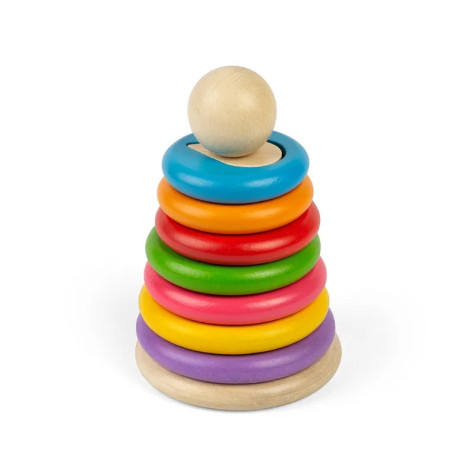 Bigjigs Toys Nasazování tvarů na tyč ~ 1
