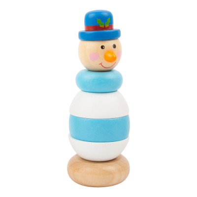 small foot Vánoční nasazovací figurka 1 ks Sněhulák