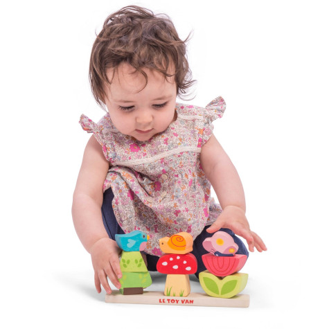 Le Toy Van Petilou Nasazovací kostky Veselá zahrádka ~ 4