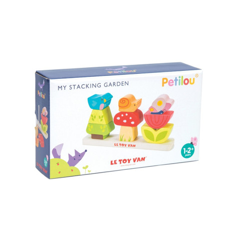 Le Toy Van Petilou Nasazovací kostky Veselá zahrádka ~ 5