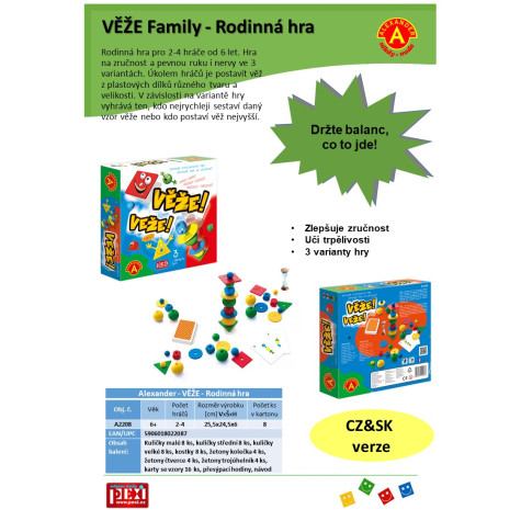 Pexi Věže rodinná hra ~ 5