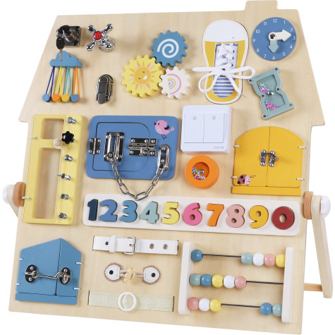 2Kids Toys Activity board Senzorická deska Domeček ~ 1