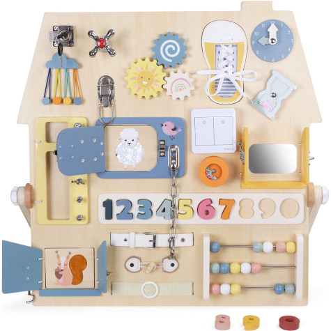 2Kids Toys Activity board Senzorická deska Domeček ~ 3