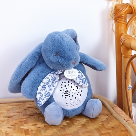 Doudou Hrací skříňka s projekcí Králíček modrý ~ 3