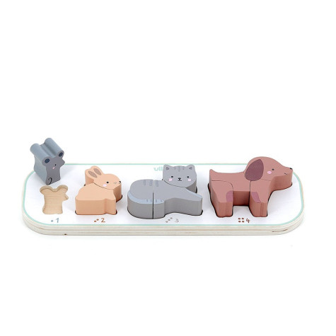 Vilac Vkládací puzzle Učím se počítat zvířátka Sarah Betz ~ 2