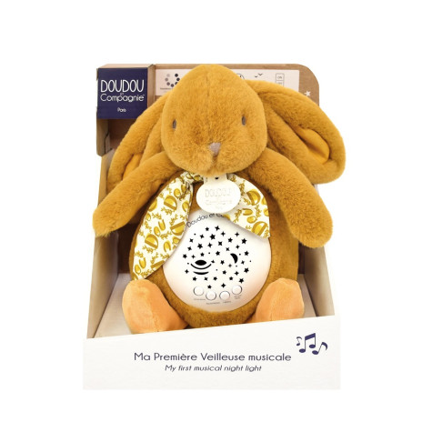 Doudou Hrací skříňka s projekcí Králíček hnědý ~ 3