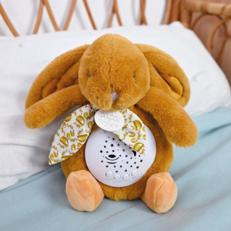 Doudou Hrací skříňka s projekcí Králíček hnědý ~ 4