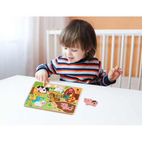 2Kids Toys Vkládací puzzle Farma ~ 2