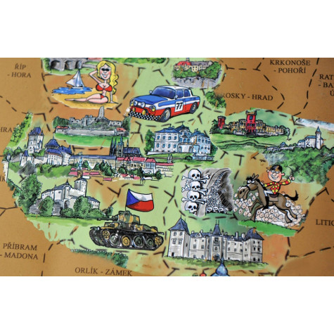 Stírací mapa Česká republika ~ 5