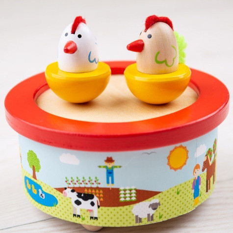 Bigjigs Toys Dřevěná hrací skříňka farma ~ 2