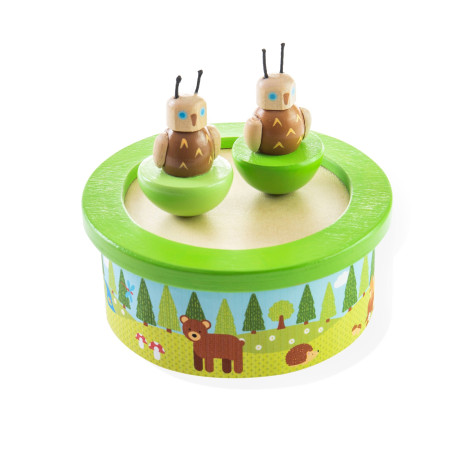 Bigjigs Toys Dřevěná hrací skříňka woodland ~ 1