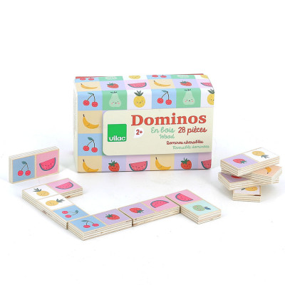 Vilac Dřevěné domino Ovoce a zelenina