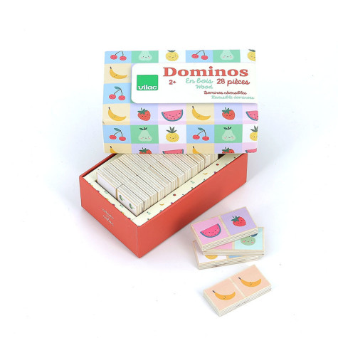 Vilac Dřevěné domino Ovoce a zelenina ~ 3