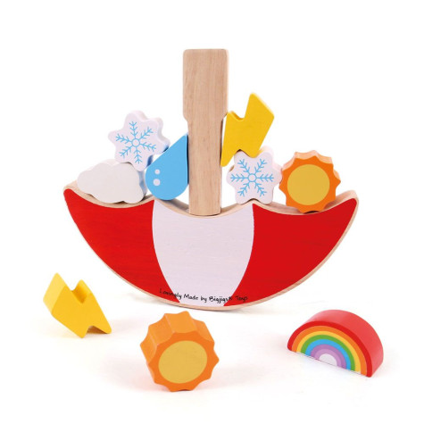 Bigjigs Toys Balanční hra Počasí ~ 1