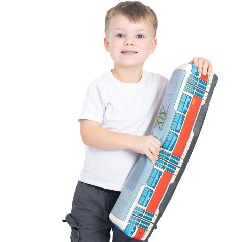 Plyšová Tramvaj 52 cm červená ~ 5