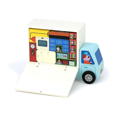 Vilac Dřevěná logická hra Nalož to správně! Stěhováci ~ 1