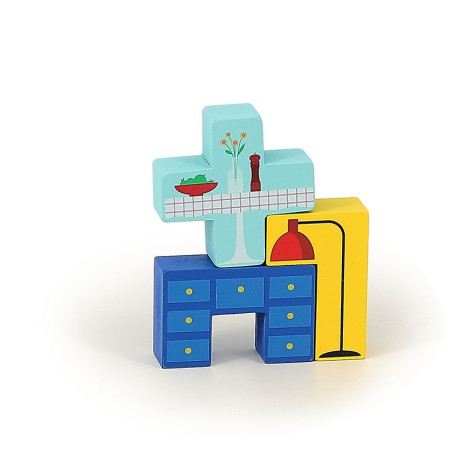 Vilac Dřevěná logická hra Nalož to správně! Stěhováci ~ 6