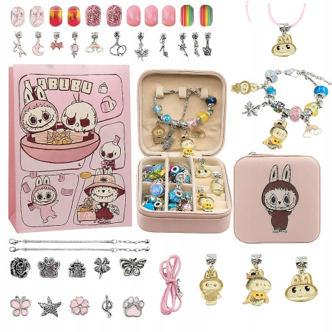 Sada na výrobu náramků korálky Labubu ~ 2