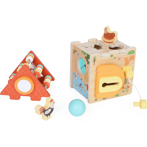 2Kids Toys Motorická kostka Farma 2v1 ~ 3