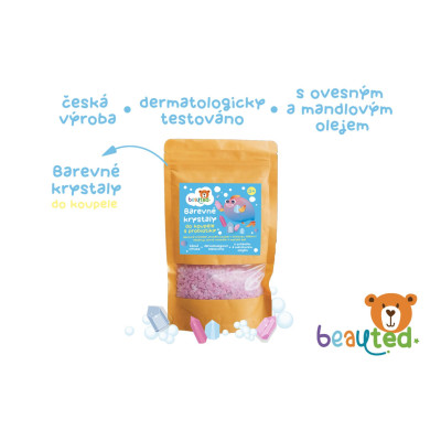Teddies Beauted Barevné krystaly do koupele s probiotiky