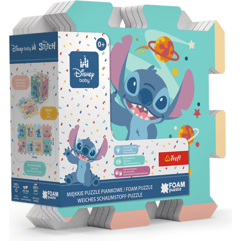 Trefl Pěnové puzzle Lilo & Stitch 32x32x1cm 8ks ~ 1