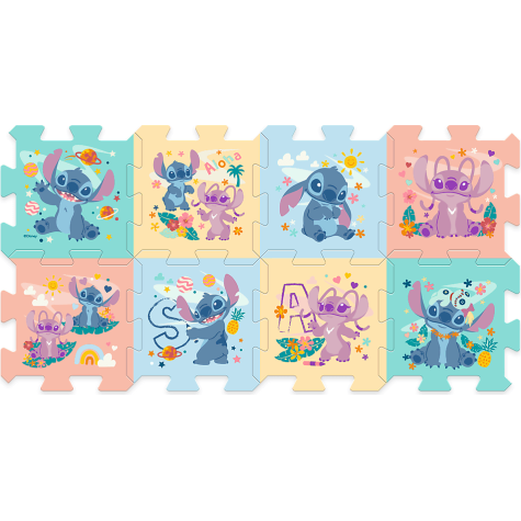 Trefl Pěnové puzzle Lilo & Stitch 32x32x1cm 8ks ~ 2
