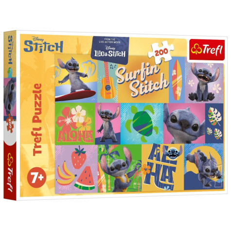 TREFL Puzzle Lilo & Stitch: Havajské dobrodružství 200 dílků ~ 1