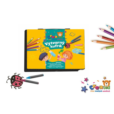 Teddies Created Výtvarný kufřík
