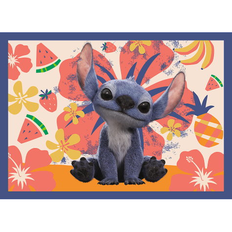 TREFL Puzzle Lilo & Stitch: Prázdniny na Havaji 4v1 (35,48,54,70 dílků) ~ 3