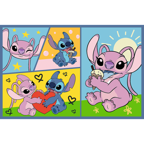 TREFL Puzzle Lilo & Stitch: Se Stitchem není nuda 2x70 dílků ~ 2