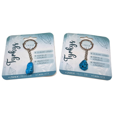 Nekupto Klíčenka s polodrahokamy Tyrkys ~ 4