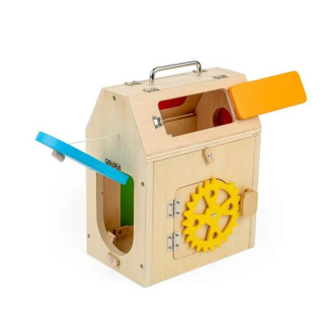 Bigjigs Toys Activity board Domeček ~ 2