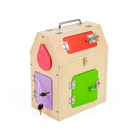 Bigjigs Toys Activity board Domeček ~ 3