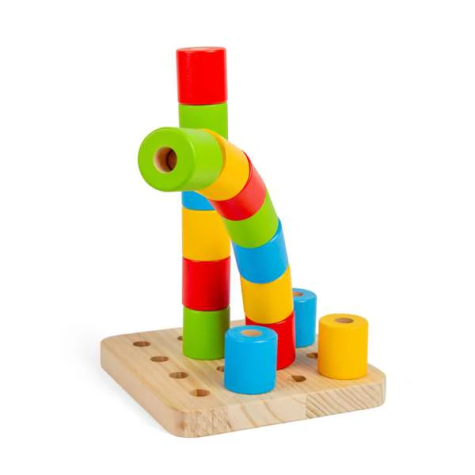 Bigjigs Toys Balanční válečky na podstavci ~ 1