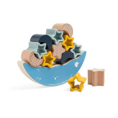 Bigjigs Toys Motorická hra balancující Měsíc