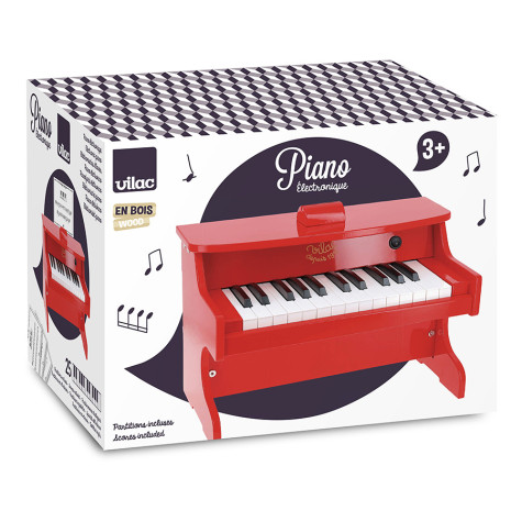 Vilac Elektronické piano červené ~ 3