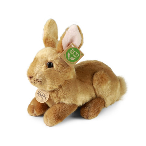 Rappa Plyšový králík hnědý ležící 23 cm ECO-FRIENDLY ~ 1