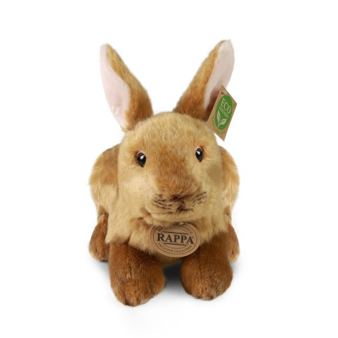 Rappa Plyšový králík hnědý ležící 23 cm ECO-FRIENDLY ~ 2