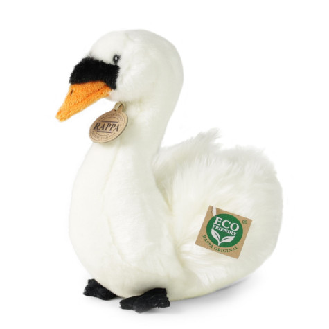 Rappa Plyšový pták labuť sedící 23 cm ECO-FRIENDLY ~ 1